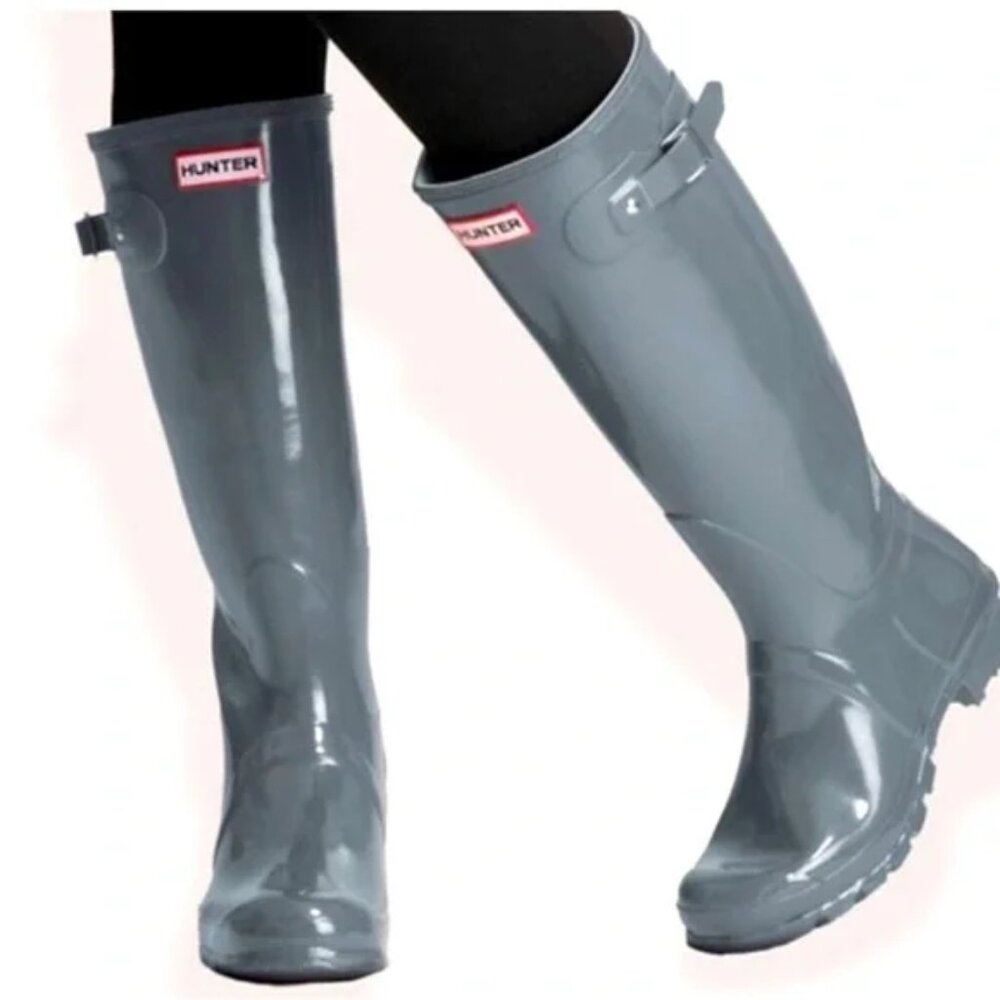 Hunter Wellies Women's Original Tall Gloss Rain Boots